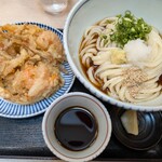 うどん屋 しろ - かき揚ぶっかけ 冷