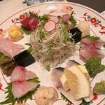 貴田乃瀬 - ワイン用刺身盛り合わせ