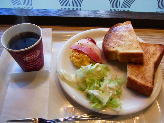 駅構内でモーニング By コドモ 閉店 ベックスコーヒーショップ 上野常磐ホーム店 上野 カフェ 食べログ