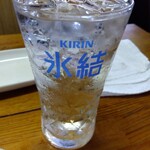 喰うかい - 焼酎の水割り 400円(税込)(2024年8月12日撮影)
