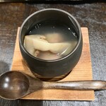 鮨 生成り - イカ饅頭と松茸