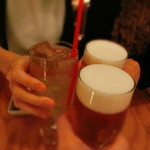 浪花ろばた 頂鯛 - □３月１９日、３人で乾杯～♪