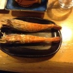 宝寿司分店 - 赤えびの塩焼き　　越乃寒梅が合うわ＾＾