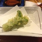 宝寿司分店 - 天ぷら開始  たらの芽から
