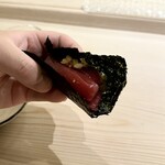 鮨 なんば - マグロの赤身手巻き