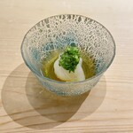 鮨 なんば - イカ素麺-刻みオクラ-