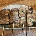 金澤串揚げ ざしき笑し - 豚バラ塩,ねぎま塩