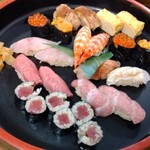 すしやのたい悟 - ２人前のアップ。