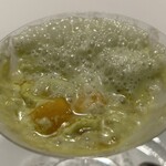 エルミタージュ ドゥ タムラ - デザート　木の芽の香りをつけたパンナコッタ