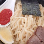 麺処 駒繋 - つけ麺（こってり）並（ゆず唐辛子トッピング）