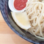 麺処 駒繋 - つけ麺（こってり）並（ゆず唐辛子トッピング）