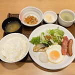 ガスト - よりどりバランス朝定食 ¥870-