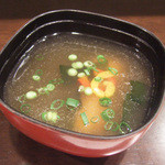 藤吉 - 定食セット(400円)のすっぽんのお吸い物
