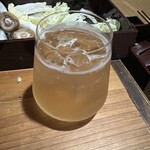 やんばるダイニング　松の古民家 - しーくわーさー梅酒の炭酸割り
