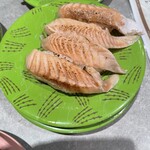 根室花まる - 別注文、炙りトロサーモンの焦がし醤油なし‼️