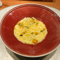 草片 - ぼっちゃんかぼちゃリゾット。チーズ入り