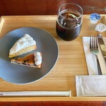 カフェ 金澤園 - タルトセット(ハーフ2種類)