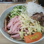 らーめん髙○ - 冷やしラーメン大盛