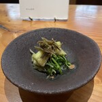 日々の料理 - そうめんかぼちゃ、おかひじき、茄子のおひたし