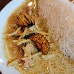 ディージャイ - カレー2種盛グリーン&レッド1000円