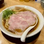 中華そば ココカラサキゑ - 丸鶏醤油麺大盛 1150円