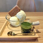 cafe choose + - 抹茶アフォガード