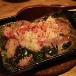 魚酎 - ニラダレ純レバ炒め