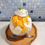 マルモ食堂 - みかんヨーグルトかき氷