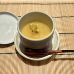 博多 鮨 まつもと - トウモロコシの冷製茶碗蒸し