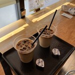 自家焙煎珈琲サニム - クラッシュドゥアイスラテ¥270