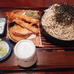 そば大村庵 - 上天ざる1,900円
◈麺大盛り110円