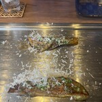 くずし鉄板 あばぐら - 茄子パルミジャーノと胡椒