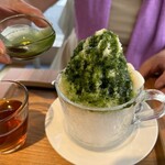 清水屋 - 抹茶掛け完了！
