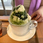 清水屋 - 抹茶をタラ〜っと！