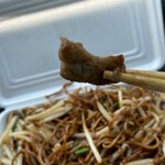 京月屋 - 見づらいけど豚肉です