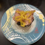 元祖寿司 - ネギトロにたくわん乗ってんだっけな？