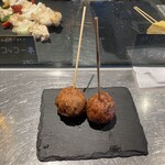 岩瀬串店 - 自家製鶏団子 タレ