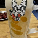 ヤキニク アトム - 生ビール❗️