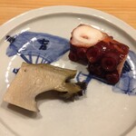 鮨 十兵衛 - 鮑、煮蛸