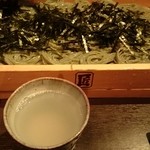 へぎそば匠 - へぎそば(中２~３人前)と蕎麦焼酎のそば湯割り