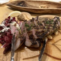 ブラカリイタリア料理店 - メインは名物っぽい豚の白ワイン煮込みにしてみた！量が凄い！ちょいしょっぱ目。