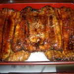 うなぎのまつ嘉 - うなぎ弁当（３切れ）＠２，５００円