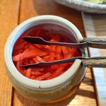 沖縄ごはん くくるやー - 紅生姜