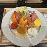 cafe イチフジ - 4月のプリンアラモード