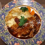 ヴァン・ロゼ - ポークピカタ　ソースは赤ワインデミグラスソース