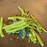 中国飯店 富麗華 - 空心菜の腐乳炒め