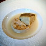 蒼 - 自家製バターがミルキーな香りを放っています。大好きな、蓮根3兄弟さんの蓮根もあま～い♡私の頭の中は、一滴も残さずスープを飲み干せるかでイッパイです。