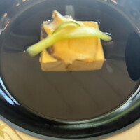 和食レストラン 羽衣 - 鮑の煮貝のせ