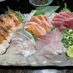 魚貝三昧 雛 ２号店 - 5点盛り ¥2,300