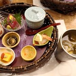 せんざん - 右はイチローズモルトハイボール